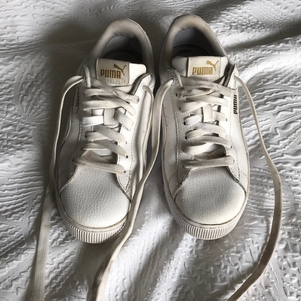 Puma white sneakers